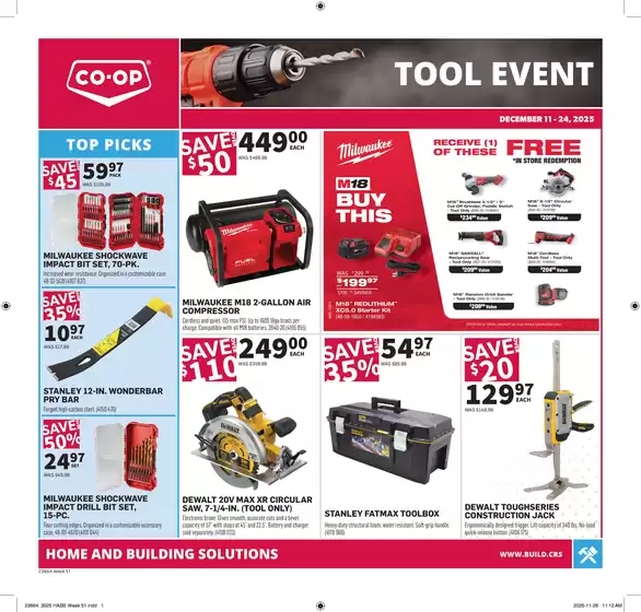 Co-op Home Centre catalogue in Montreal | Exclusive deals and bargains | 2025-12-11T00:00:00.000Z - 2025-12-24T00:00:00.000Z