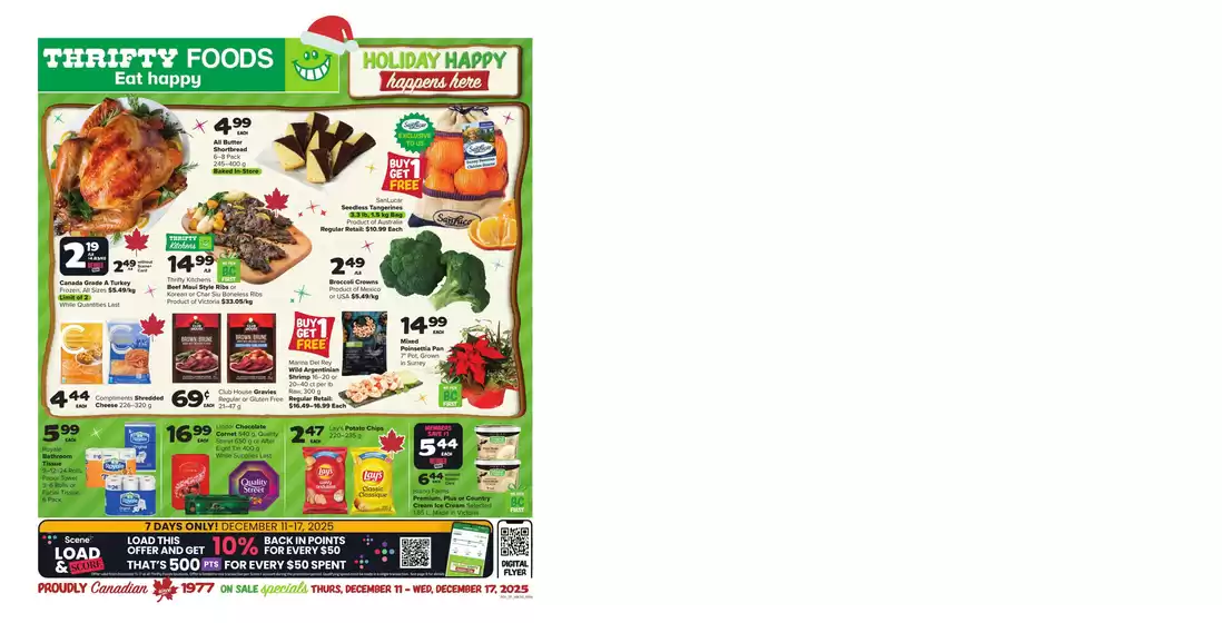 Thrifty Foods catalogue in Grandview | Exclusive deals and bargains | 2025-12-11T00:00:00.000Z - 2025-12-17T00:00:00.000Z
