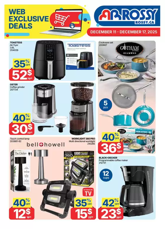 Rossy catalogue in Laval | Top offers for all bargain hunters | 2025-12-11T00:00:00.000Z - 2025-12-17T00:00:00.000Z