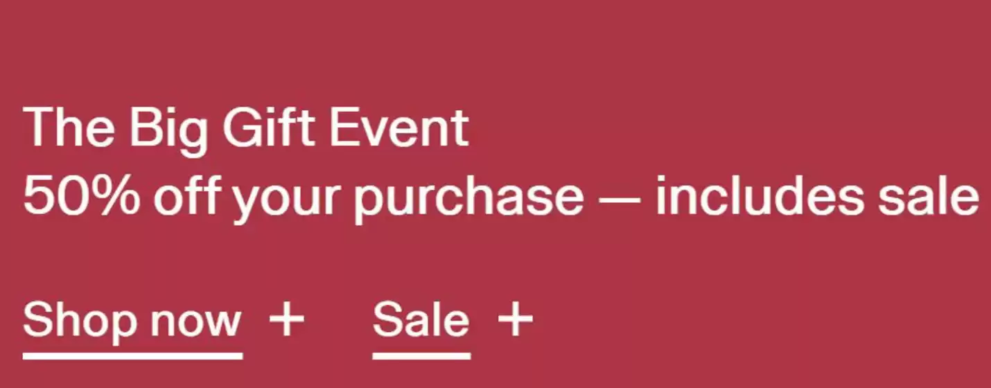 Gap catalogue | 50% off | 2025-12-10T00:00:00.000Z - 2025-12-24T00:00:00.000Z