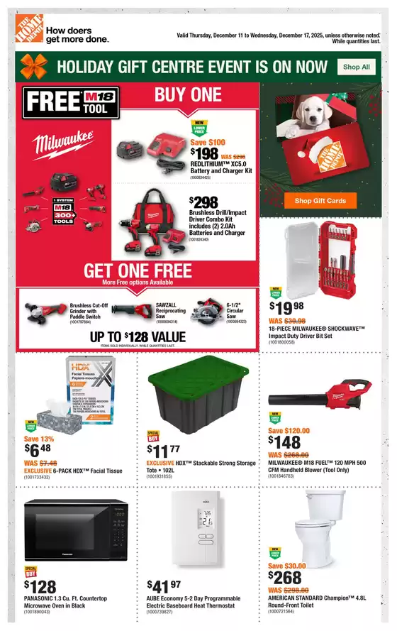 Home Depot catalogue in Surrey | Great offer for bargain hunters | 2025-12-11T00:00:00.000Z - 2025-12-17T00:00:00.000Z