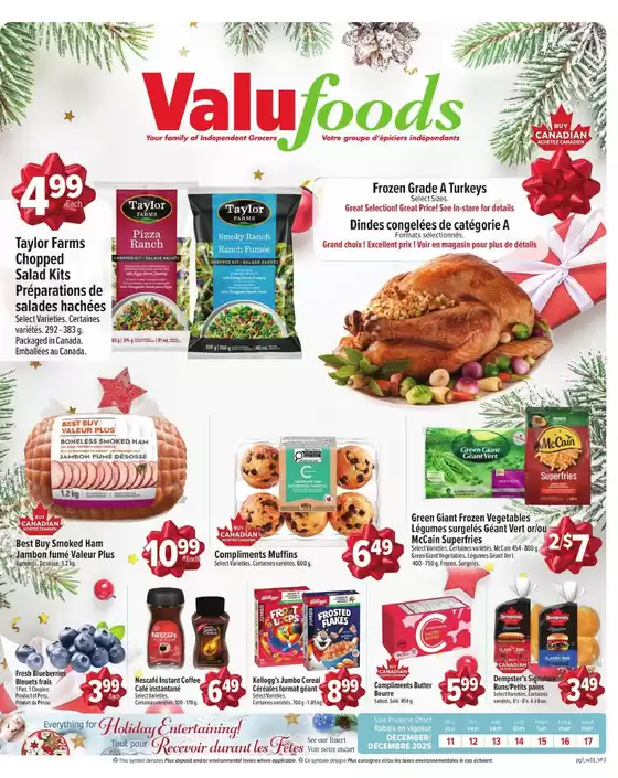 ValuFoods catalogue in Quebec | Everything for Holiday Entertaining! | 2025-12-11T00:00:00.000Z - 2025-12-17T00:00:00.000Z