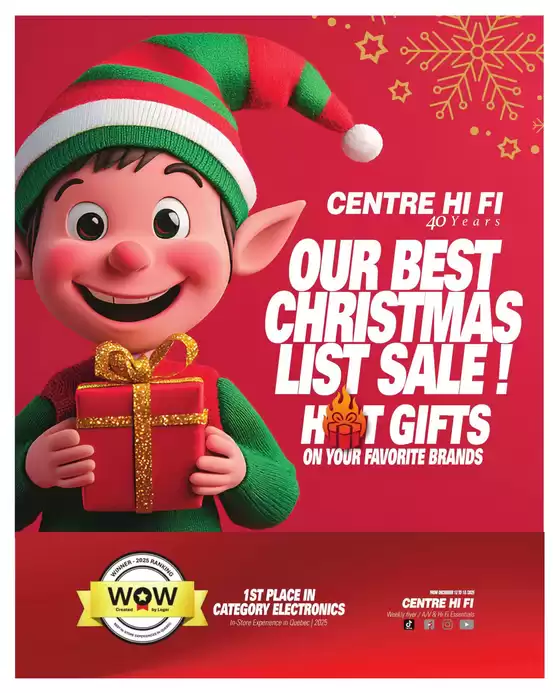 Centre Hi-Fi catalogue in Borden-Carleton | Weekly Flyer | 2025-12-12T00:00:00.000Z - 2025-12-18T00:00:00.000Z
