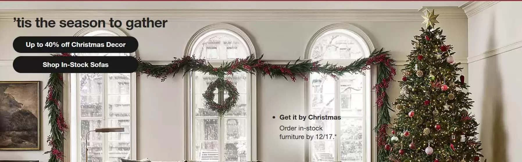 Crate & Barrel catalogue | Up to 40 % off christmas decor  | 2025-12-12T00:00:00.000Z - 2025-12-25T00:00:00.000Z