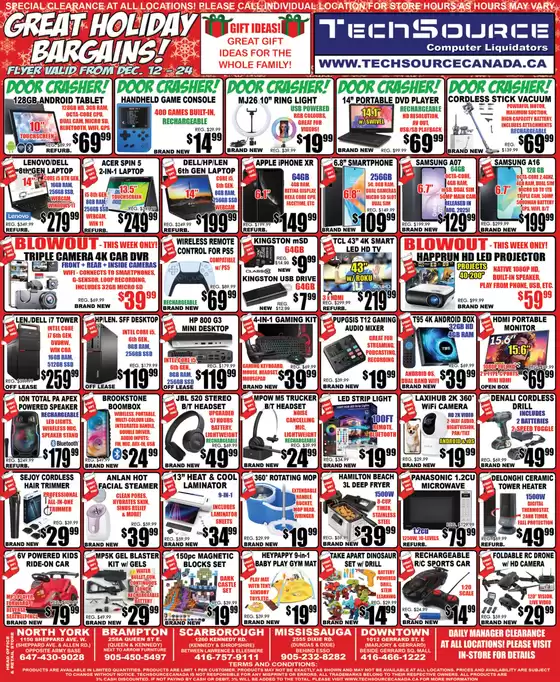 TechSource catalogue in Forestburg | TechSource, flyer | 2025-12-12T00:00:00.000Z - 2025-12-24T00:00:00.000Z