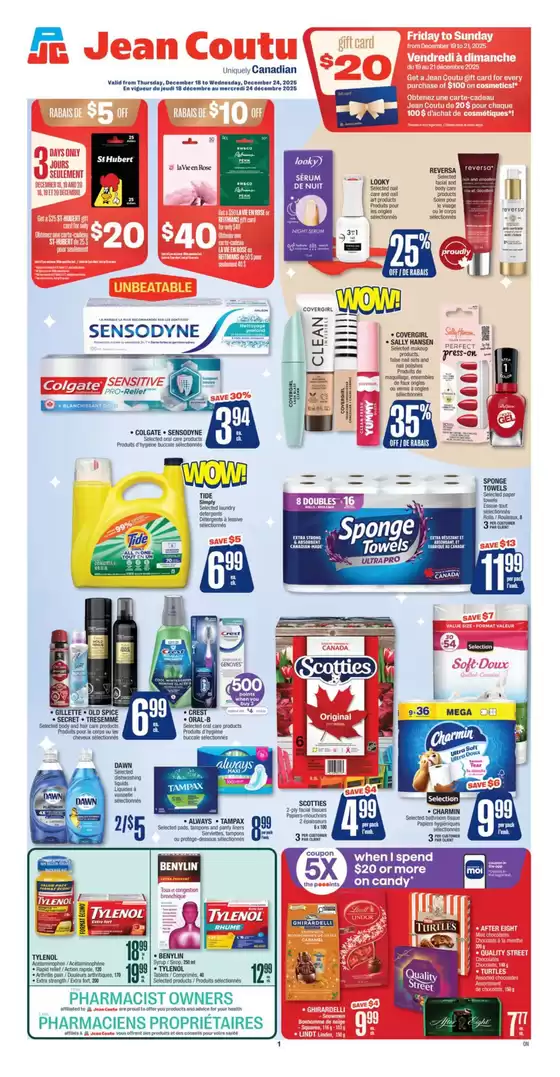 Jean Coutu catalogue in Dalmeny | New offers to discover | 2025-12-18T00:00:00.000Z - 2025-12-24T00:00:00.000Z