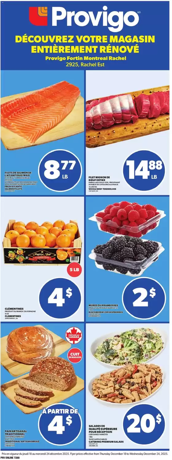Provigo catalogue | Attractive special offers for everyone | 2025-12-18T00:00:00.000Z - 2025-12-24T00:00:00.000Z