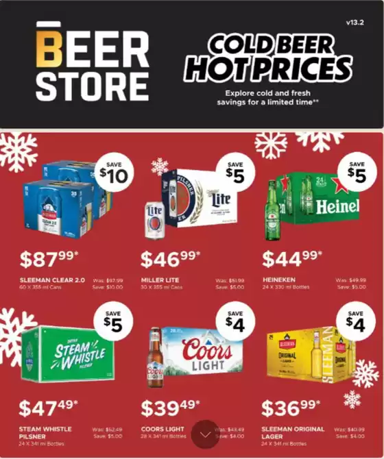 The Beer Store catalogue in Richmond Hill | Cold beer hot prices | 2025-12-16T00:00:00.000Z - 2026-01-04T00:00:00.000Z