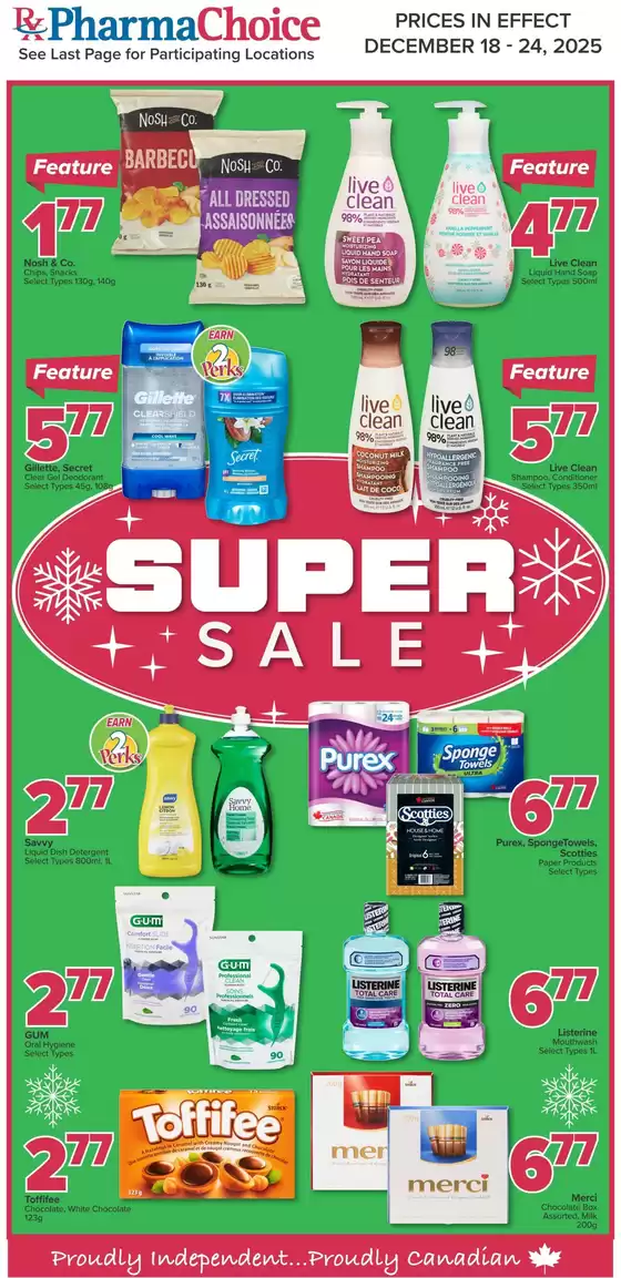 PharmaChoice catalogue in Woodstock NB | Great offer for all customers | 2025-12-18T00:00:00.000Z - 2025-12-24T00:00:00.000Z