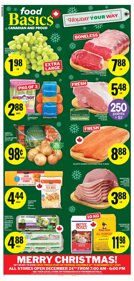 Food Basics catalogue in Cornwall | Discover attractive offers | 2025-12-18T00:00:00.000Z - 2025-12-24T00:00:00.000Z