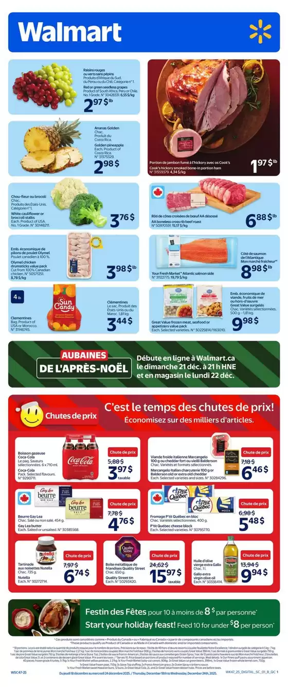 Walmart catalogue in Milton | Current special promotions | 2025-12-18T00:00:00.000Z - 2025-12-24T00:00:00.000Z