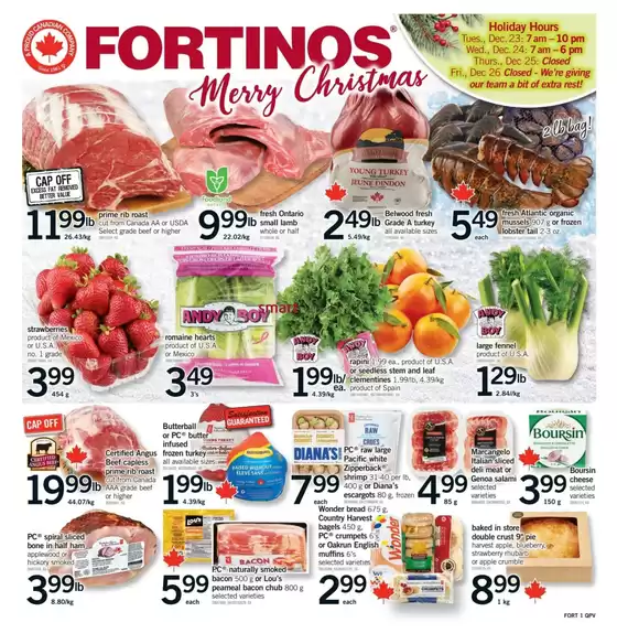 Fortinos catalogue in Kelowna | Fortinos weekly flyer | 2025-12-23T00:00:00.000Z - 2025-12-26T00:00:00.000Z