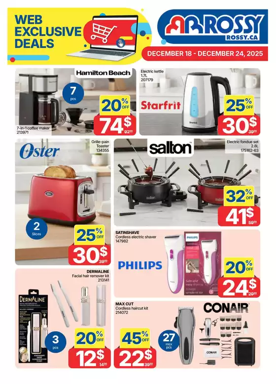 Rossy catalogue in Hamilton | New offers to discover | 2025-12-18T00:00:00.000Z - 2025-12-24T00:00:00.000Z