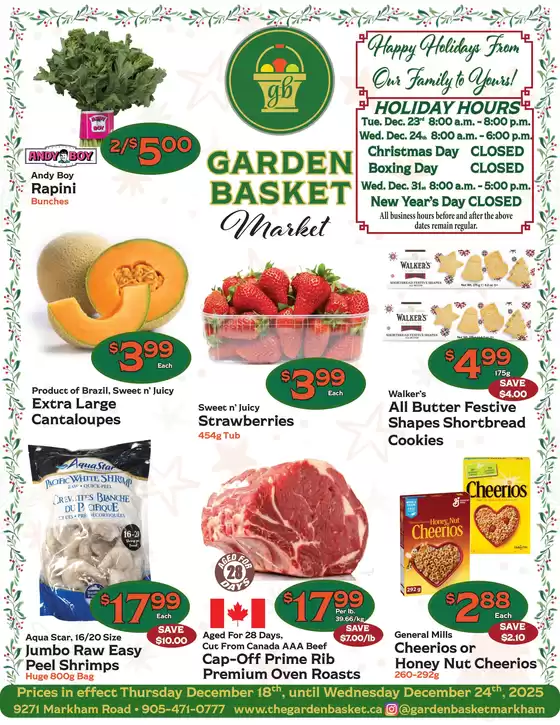The Garden Basket catalogue in Guelph | Weekly specials | 2025-12-18T00:00:00.000Z - 2026-01-01T00:00:00.000Z