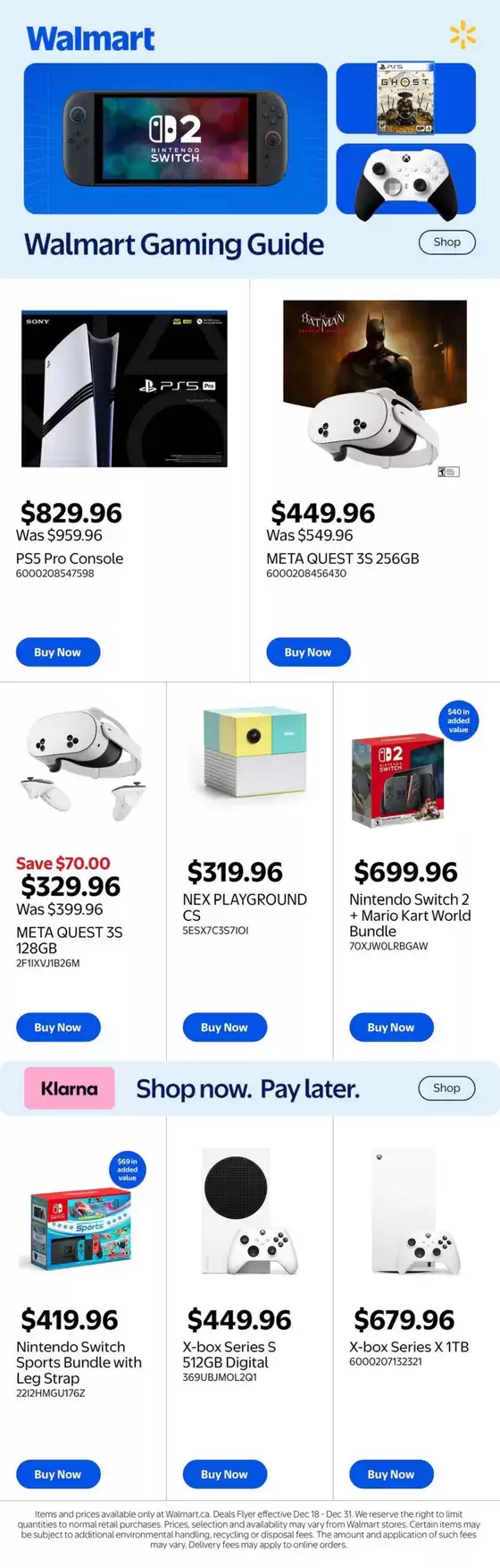 Walmart catalogue in Saint-Lazare | Our best deals for you | 2025-12-18T00:00:00.000Z - 2025-12-31T00:00:00.000Z