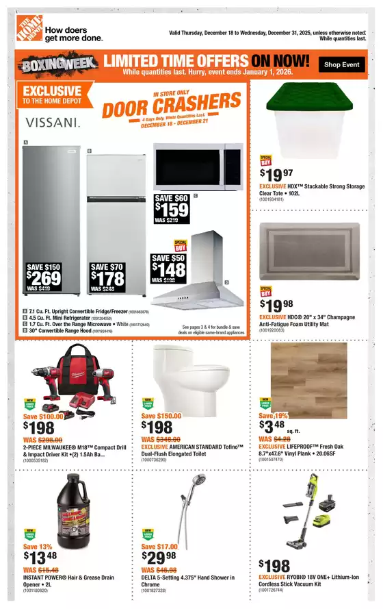 Home Depot catalogue in Sherbrooke QC | Flyer_CP | 2025-12-18T00:00:00.000Z - 2025-12-31T00:00:00.000Z
