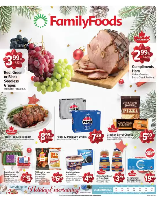 Family Foods catalogue in Kelowna | Exclusive deals and bargains | 2025-12-18T00:00:00.000Z - 2025-12-31T00:00:00.000Z