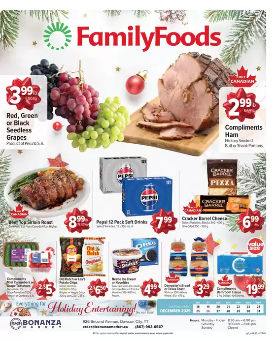 Family Foods catalogue in Kelowna | Discounts and promotions | 2025-12-18T00:00:00.000Z - 2025-12-31T00:00:00.000Z