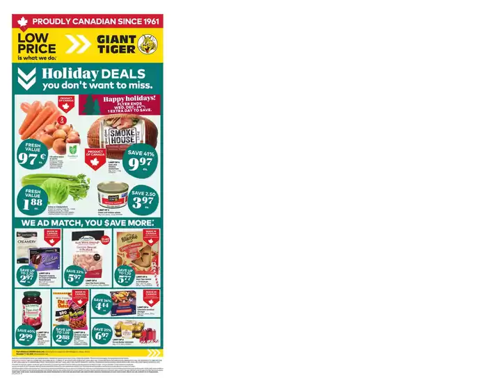 Giant Tiger catalogue in Oakville | Great discounts on selected products | 2025-12-17T00:00:00.000Z - 2025-12-24T00:00:00.000Z