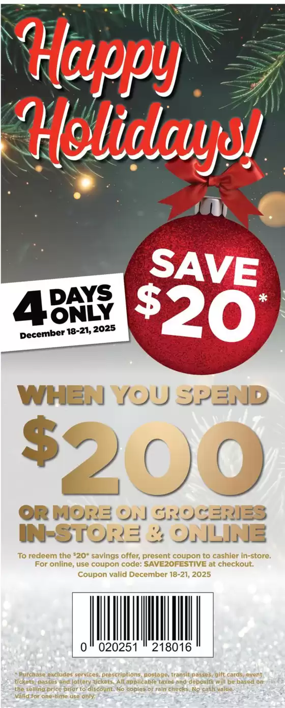 Calgary Co-op catalogue in Milton | Happy holidays ! | 2025-12-18T00:00:00.000Z - 2025-12-26T00:00:00.000Z