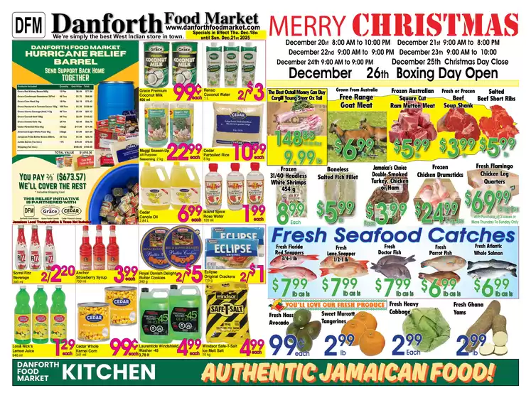 Danforth Food Market catalogue in Ottawa | Merry Christmas | 2025-12-18T00:00:00.000Z - 2025-12-21T00:00:00.000Z