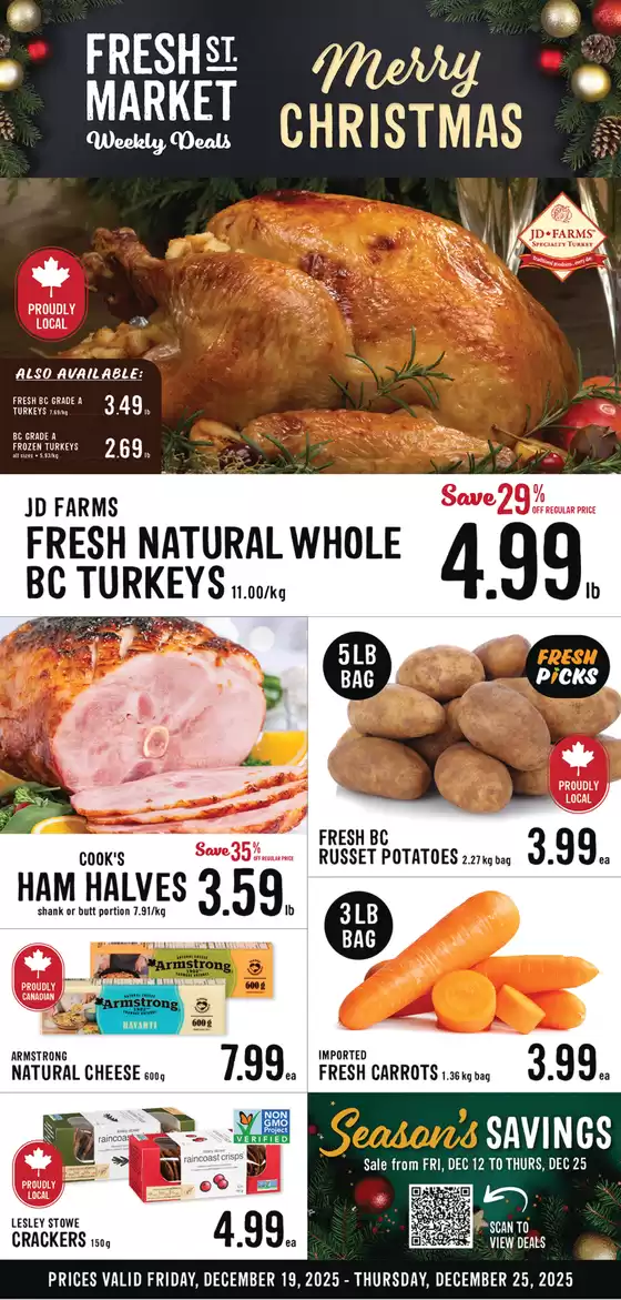Fresh St Market catalogue in Mount Royal | Merry chrismas  | 2025-12-19T00:00:00.000Z - 2025-12-25T00:00:00.000Z