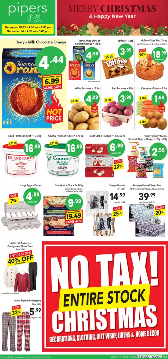 Pipers catalogue in Rivière-du-Loup | Hot price | 2025-12-19T00:00:00.000Z - 2025-12-24T00:00:00.000Z