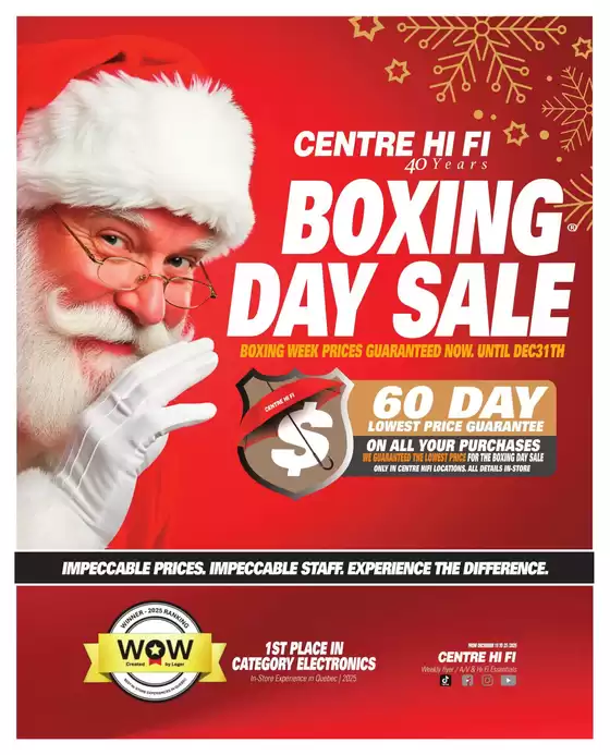 Centre Hi-Fi catalogue in Vancouver | Weekly Flyer | 2025-12-19T00:00:00.000Z - 2025-12-25T00:00:00.000Z