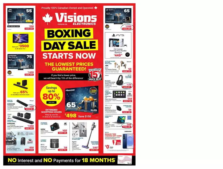 Visions Electronics catalogue in Corner Brook | Flyer | 2025-12-19T00:00:00.000Z - 2025-12-24T00:00:00.000Z