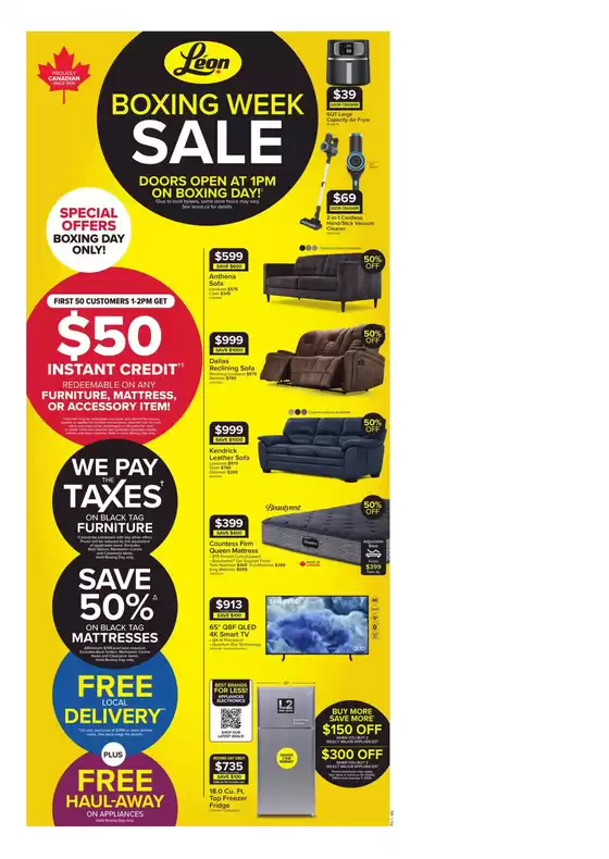 Leon's catalogue in Sainte-Thérèse | Top offers for smart savers | 2025-12-25T00:00:00.000Z - 2026-01-14T00:00:00.000Z