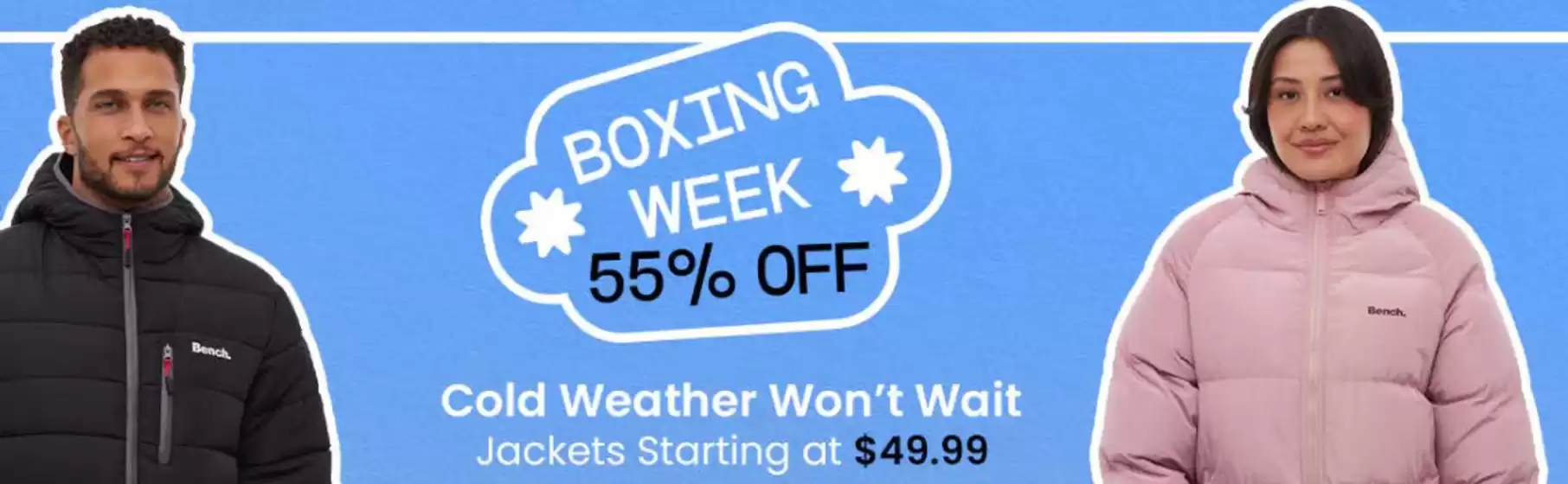 Bench catalogue in Toronto | Boxing week  | 2025-12-22T00:00:00.000Z - 2025-12-29T00:00:00.000Z
