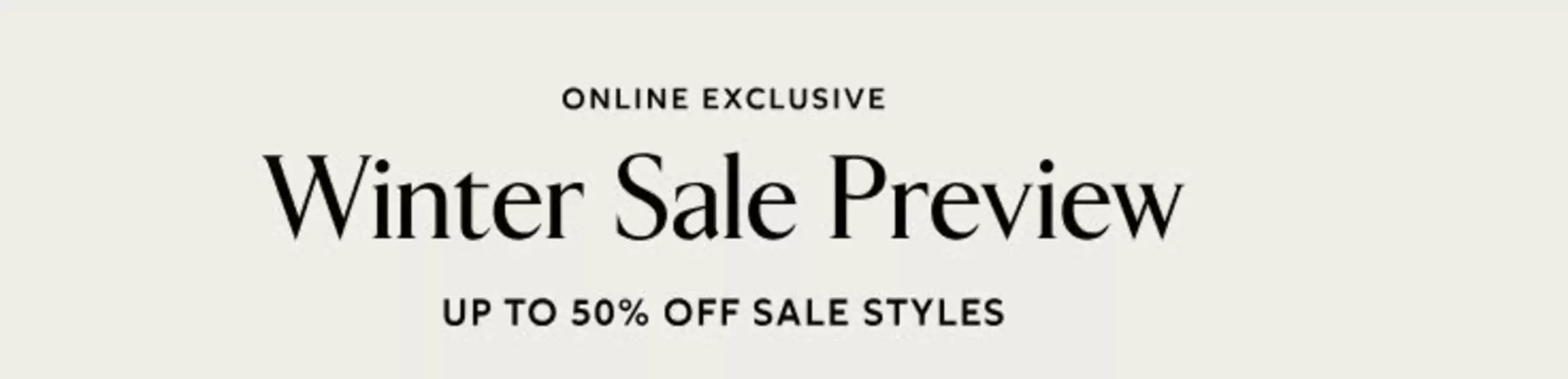 Banana Republic catalogue in Fredericton | Winter sale  | 2025-12-22T00:00:00.000Z - 2026-02-24T00:00:00.000Z