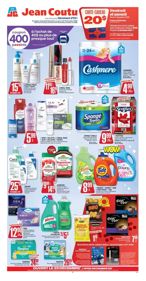 Jean Coutu catalogue in Richmond Hill | Special offers for you | 2025-12-25T00:00:00.000Z - 2025-12-31T00:00:00.000Z