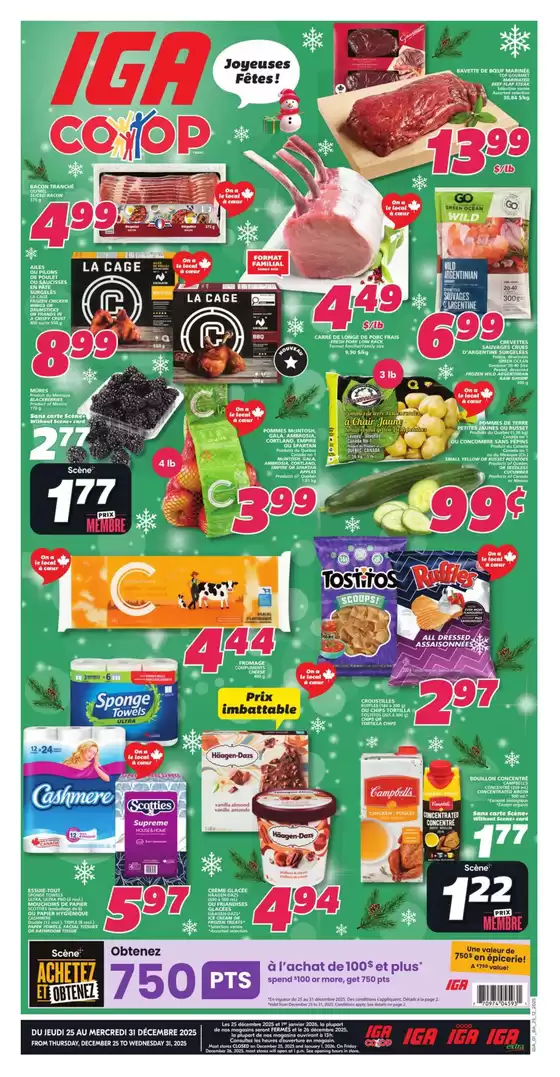 IGA Extra catalogue in Mississauga | Offers for bargain hunters | 2025-12-25T00:00:00.000Z - 2025-12-31T00:00:00.000Z