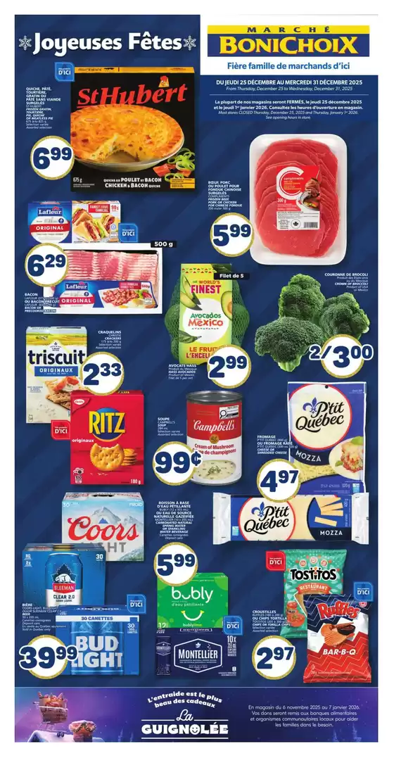 Marché Bonichoix catalogue in Mississauga | Our best bargains | 2025-12-25T00:00:00.000Z - 2025-12-31T00:00:00.000Z