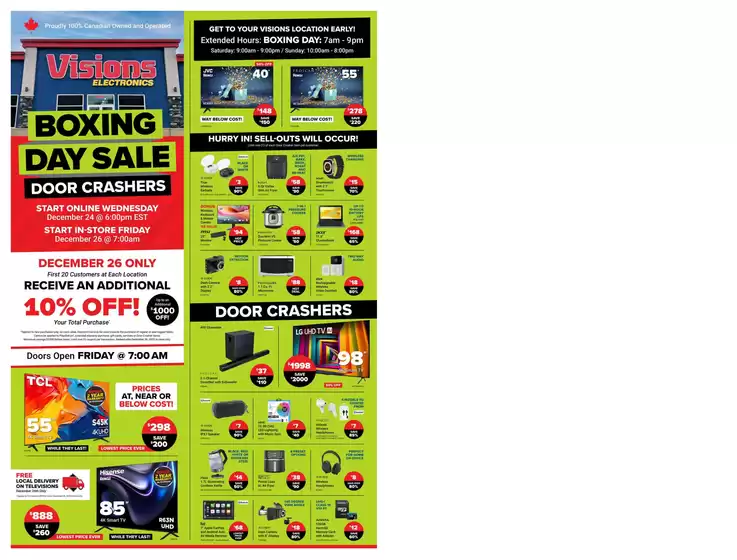 Visions Electronics catalogue in Vancouver | Our best bargains | 2025-12-24T00:00:00.000Z - 2026-01-01T00:00:00.000Z