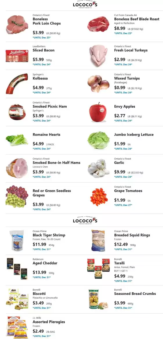 Lococos catalogue in Winnipeg | Lococos Weekly ad | 2025-12-23T00:00:00.000Z - 2025-12-31T00:00:00.000Z