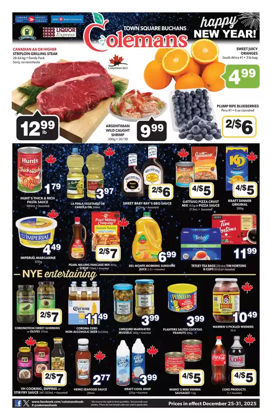 Coleman's catalogue in Sarnia | Exclusive bargains | 2025-12-25T00:00:00.000Z - 2025-12-31T00:00:00.000Z