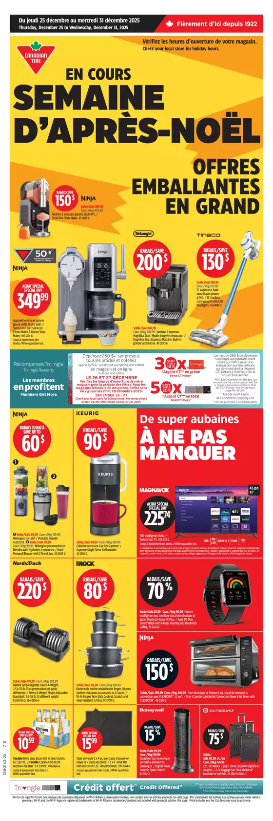 Canadian Tire catalogue in Terrace Bay | Current special promotions | 2025-12-25T00:00:00.000Z - 2025-12-31T00:00:00.000Z