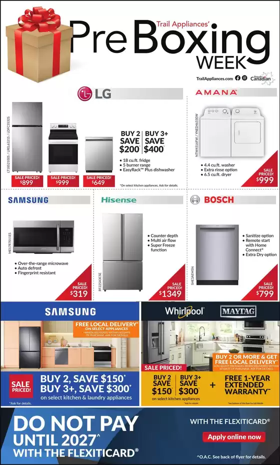 Trail Appliances catalogue in Richmond | Pre boxing week  | 2025-12-23T00:00:00.000Z - 2025-12-25T00:00:00.000Z