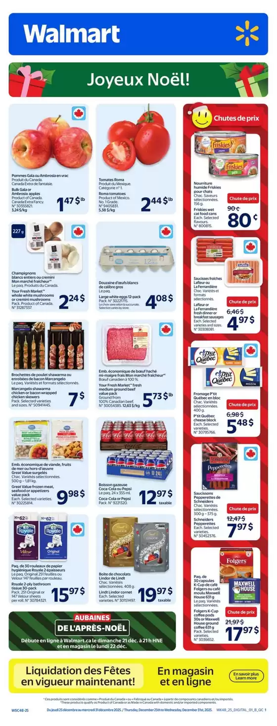 Walmart catalogue in Vancouver | Our best offers for you | 2025-12-25T00:00:00.000Z - 2025-12-31T00:00:00.000Z