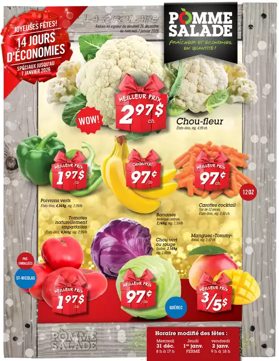 Pomme Salade catalogue in Chilliwack | Top deals for all customers | 2025-12-26T00:00:00.000Z - 2026-01-07T00:00:00.000Z