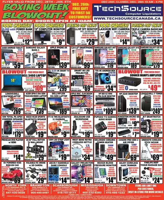 TechSource catalogue in Sainte-Anne-des-Monts | TechSource, flyer | 2025-12-26T00:00:00.000Z - 2026-01-08T00:00:00.000Z