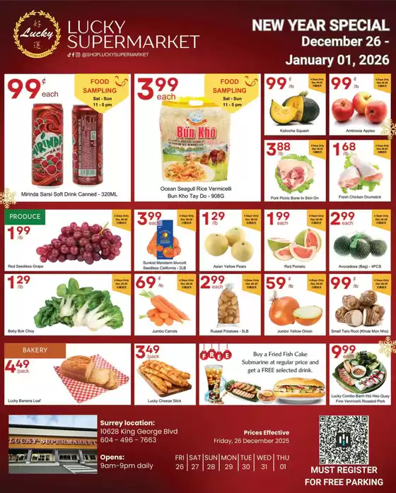 Lucky Supermarket catalogue | Surrey specials  | 2025-12-26T00:00:00.000Z - 2026-01-01T00:00:00.000Z