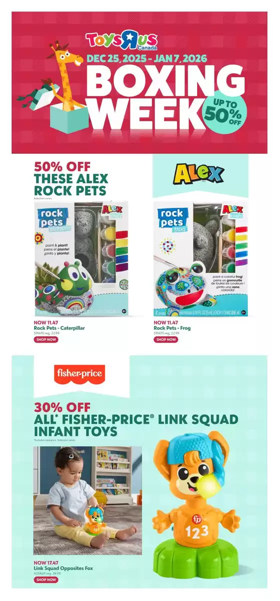Toys R us catalogue in Kawartha Lakes | Flyer | 2025-12-25T00:00:00.000Z - 2026-01-07T00:00:00.000Z