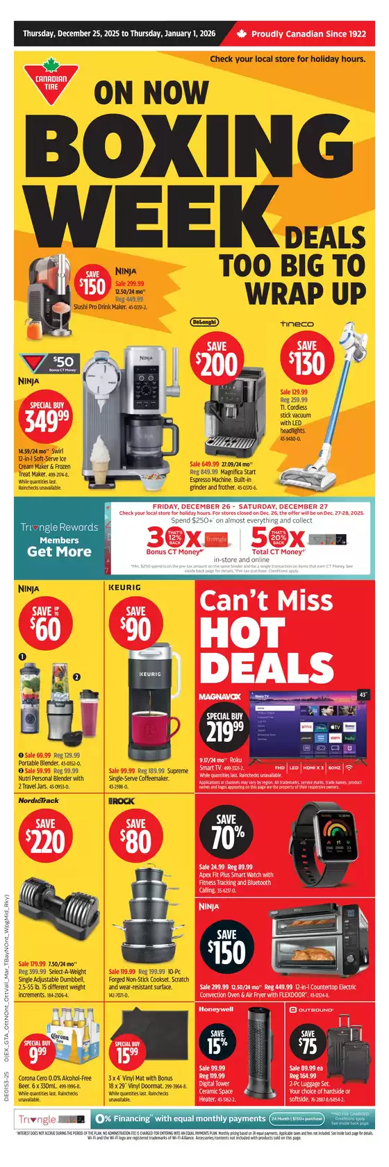 Canadian Tire catalogue in London | Attractive special offers for everyone | 2025-12-25T00:00:00.000Z - 2025-12-31T00:00:00.000Z