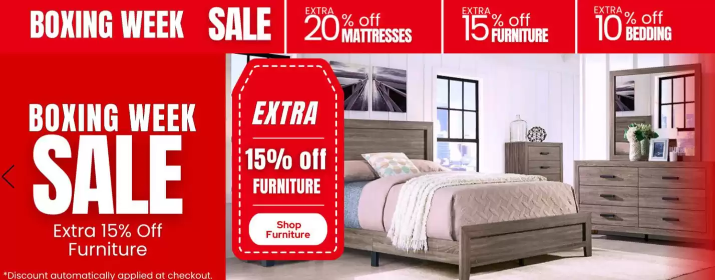 The Sleep Factory catalogue in Laval | Boxing week sale  | 2025-12-29T00:00:00.000Z - 2026-01-05T00:00:00.000Z