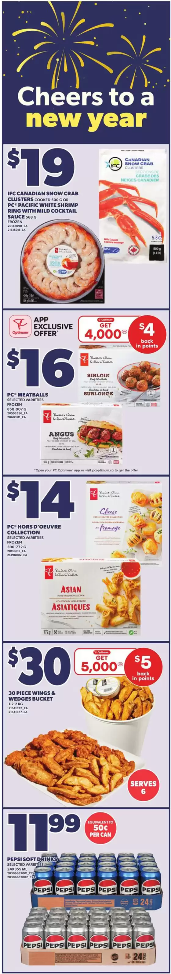 Loblaws catalogue in North Bay | Cheers to a New Year  | 2025-12-29T00:00:00.000Z - 2025-12-31T00:00:00.000Z