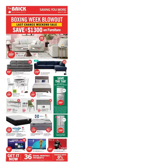 The Brick catalogue in Vernon | Offers for bargain hunters | 2025-12-30T00:00:00.000Z - 2026-01-12T00:00:00.000Z