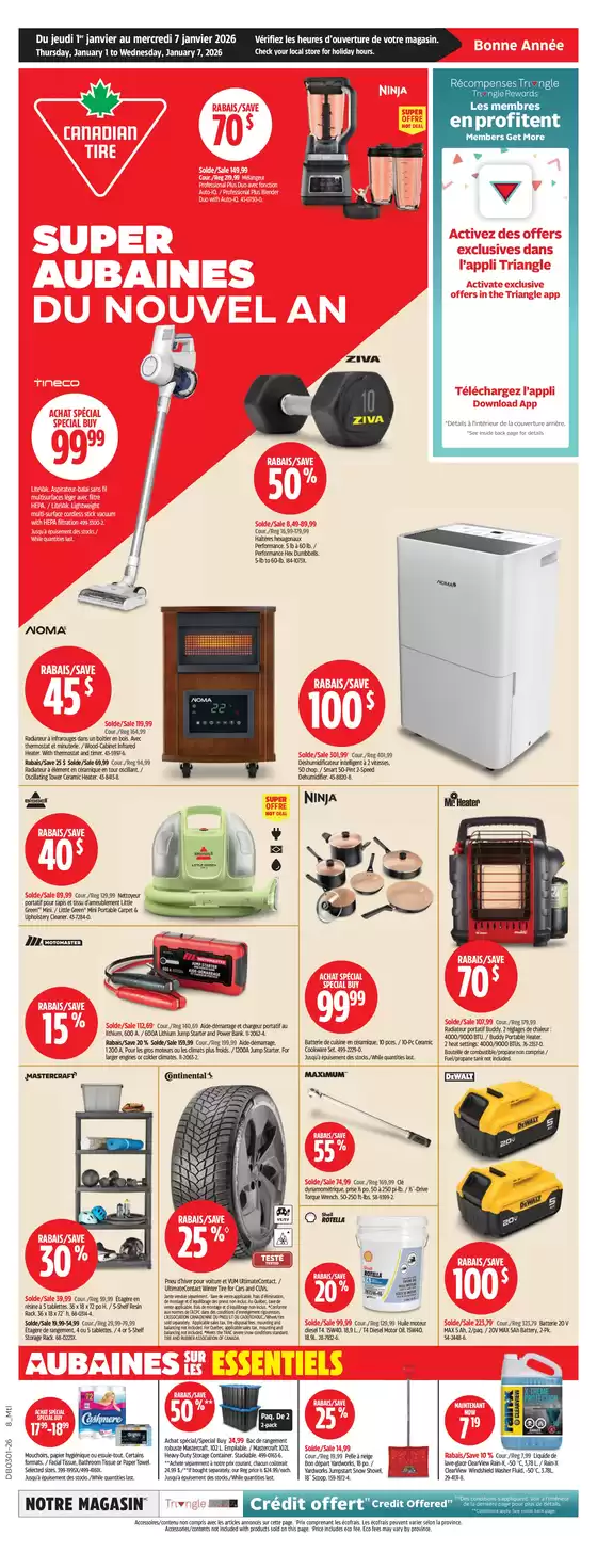 Canadian Tire catalogue in Vernon | New offers to discover | 2026-01-01T00:00:00.000Z - 2026-01-07T00:00:00.000Z